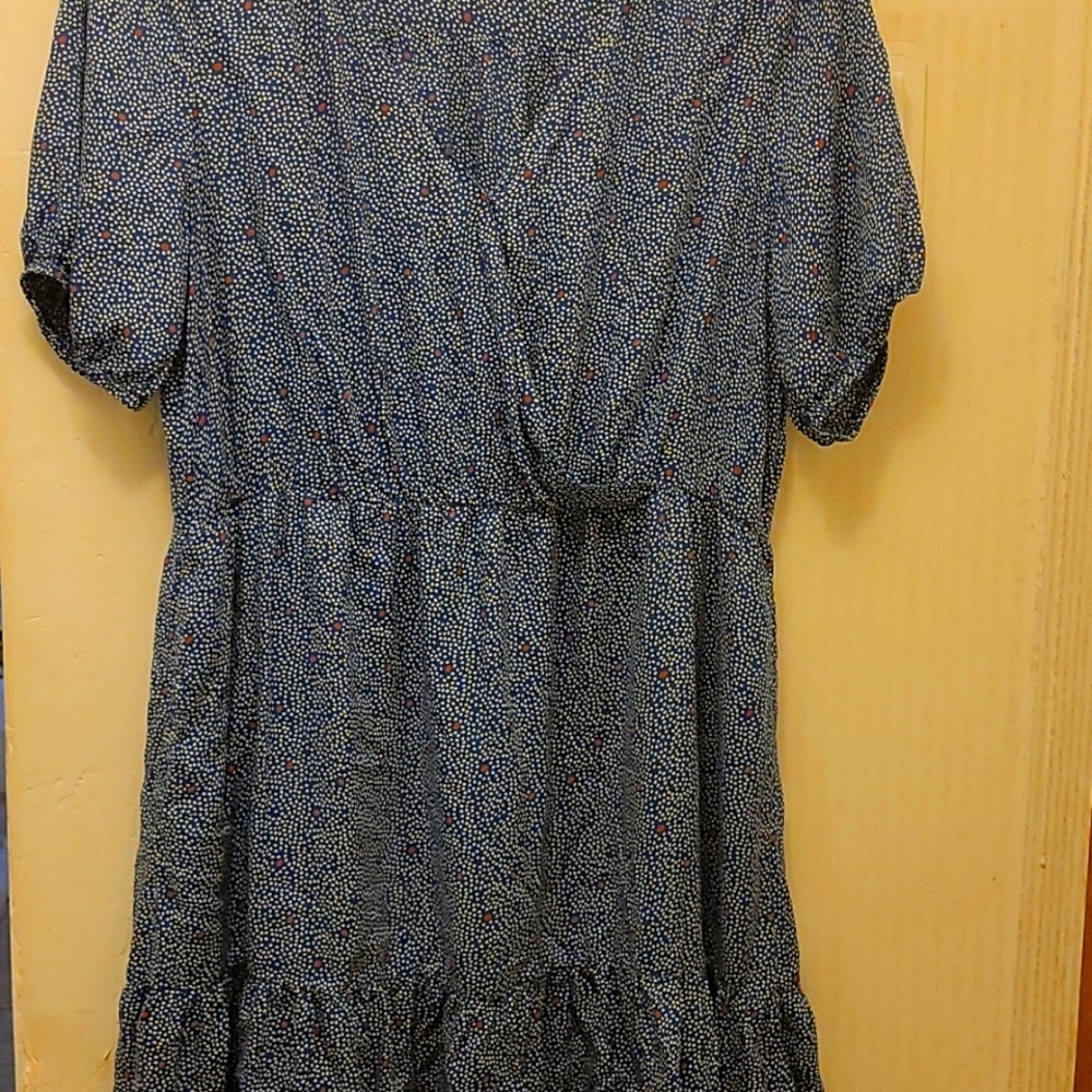 Lucky Brand - XL - Blue with red and white polkadots